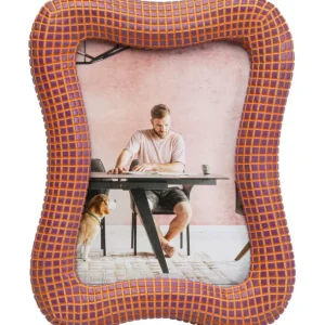 Online KARE Design Picture Frame Wavy Orange 13x18cm