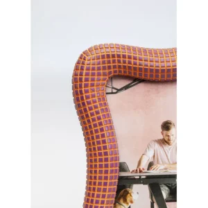 Online KARE Design Picture Frame Wavy Orange 13x18cm