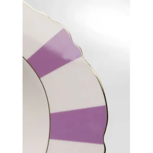 New KARE Design Plate Deep Harlequin Purple Ø23cm