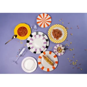 Sale KARE Design Plate Deep Harlequin Yellow Ø23cm