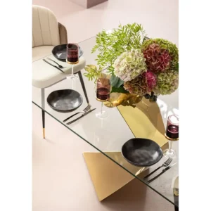 New KARE Design Plate Deep Organic Black Ø22cm