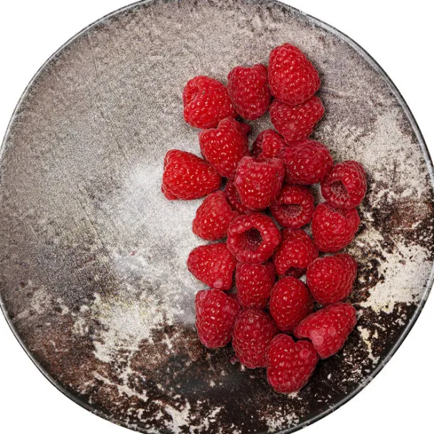 plate_deep_savannah_brown_3.webp Online KARE Design Plate Deep Savannah Brown/Grey Matt Ø20cm