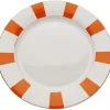 Outlet KARE Design Plate Harlequin Orange Ø27cm