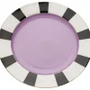 New KARE Design Plate Harlequin Purple Ø31cm