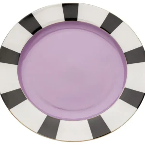 New KARE Design Plate Harlequin Purple Ø31cm