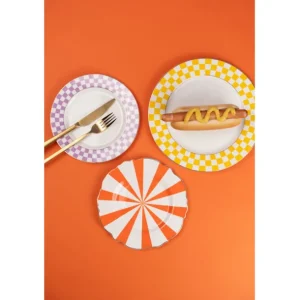 Hot KARE Design Plate Harlequin Purple Ø21cm