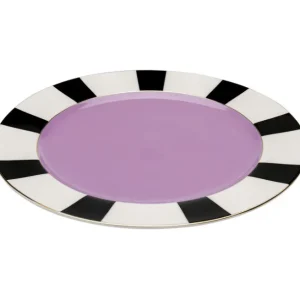 New KARE Design Plate Harlequin Purple Ø31cm