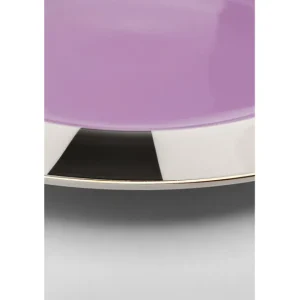 New KARE Design Plate Harlequin Purple Ø31cm