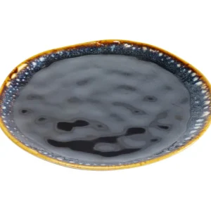 Clearance KARE Design Plate Lio Dark Blue Ø26cm