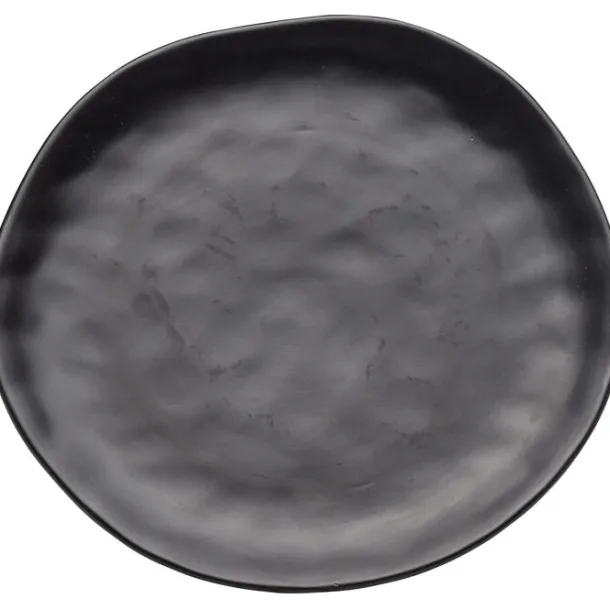 plate_organic_black_cm_0.webp Hot KARE Design Plate Organic Black Ø26cm