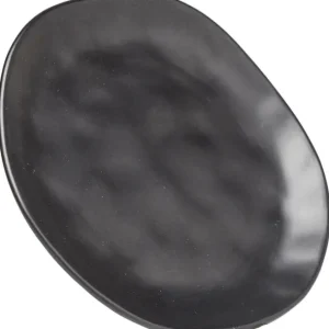 Discount KARE Design Plate Organic Black Ø20cm