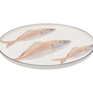 Best KARE Design Plate Poisson Blue Ø27cm Assorted