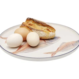 Best KARE Design Plate Poisson Blue Ø27cm Assorted