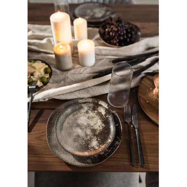 plate_savannah_browngrey__2-1.webp Hot KARE Design Plate Savannah Brown/Grey Matt Ø26cm