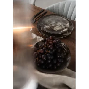 Discount KARE Design Plate Savannah Brown/Grey Matt Ø20cm