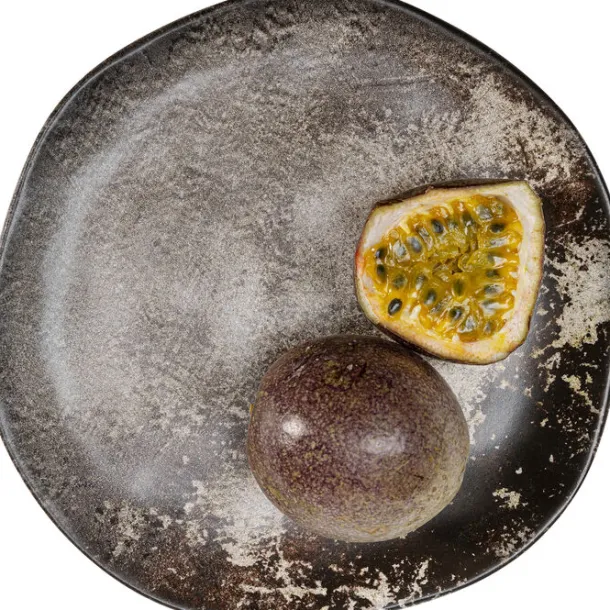 plate_savannah_browngrey__7-1.webp Hot KARE Design Plate Savannah Brown/Grey Matt Ø26cm