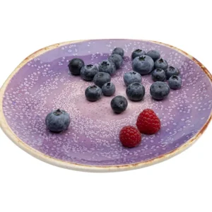 Clearance KARE Design Plate Shirley Violet Ø21cm