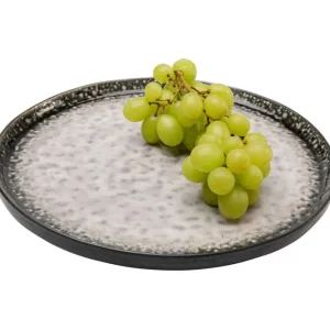 New KARE Design Plate Soho Grey Ø27cm
