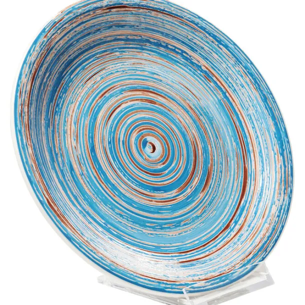 plate_swirl_blue_cm_1-1.webp New KARE Design Plate Swirl Blue Ø19cm