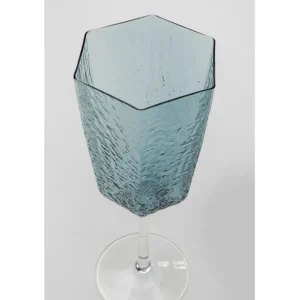 New KARE Design Red Wine Glass Cascata Blue