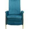 Clearance KARE Design Relaxchair Lazy Velvet Blue