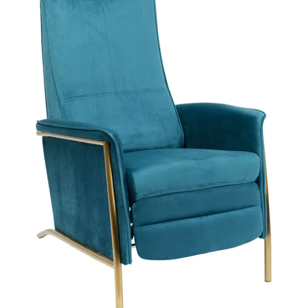 relaxchair_lazy_velvet_bl_1.webp Clearance KARE Design Relaxchair Lazy Velvet Blue