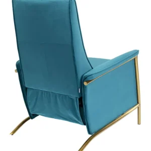 Clearance KARE Design Relaxchair Lazy Velvet Blue