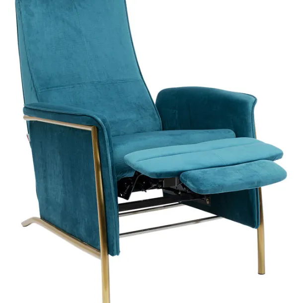 relaxchair_lazy_velvet_bl_4.webp Clearance KARE Design Relaxchair Lazy Velvet Blue