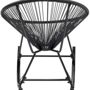 Clearance KARE Design Rocking Chair Acapulco Mono Black
