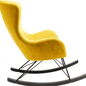 Outlet KARE Design Rocking Chair Oslo Yellow