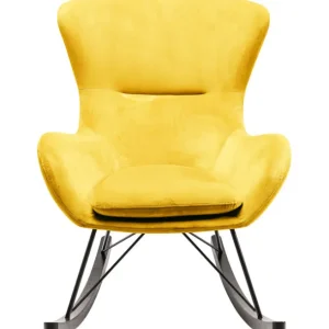 Outlet KARE Design Rocking Chair Oslo Yellow