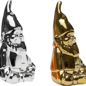 Sale KARE Design Salt and Pepper Shaker Gnome Silver/Gold (2/Set)