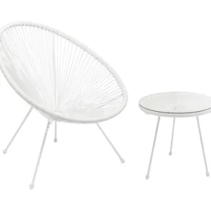 Clearance KARE Design Set Acapulco White (2/parts)