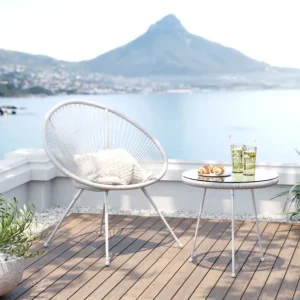 Clearance KARE Design Set Acapulco White (2/parts)
