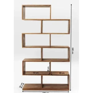 Clearance KARE Design Shelf Authentico Zick Zack 100x180cm
