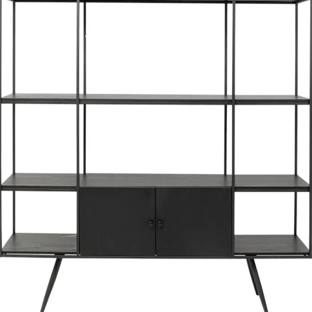 shelf_cosy_sixties_black__0.webp Hot KARE Design Shelf Cosy Sixties Black 180x183cm
