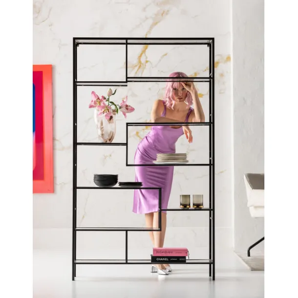 shelf_loft_black_bubble_x_1.webp Discount KARE Design Shelf Loft Black Bubble 115x195cm