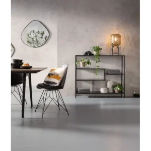 Clearance KARE Design Shelf Loft Black 115x100cm
