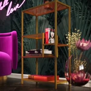 Best KARE Design Shelf Loft Gold 100x60