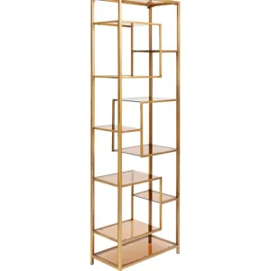 Clearance KARE Design Shelf Loft Gold 60x195cm
