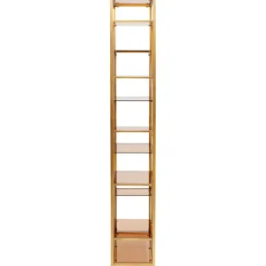 Clearance KARE Design Shelf Loft Gold 60x195cm