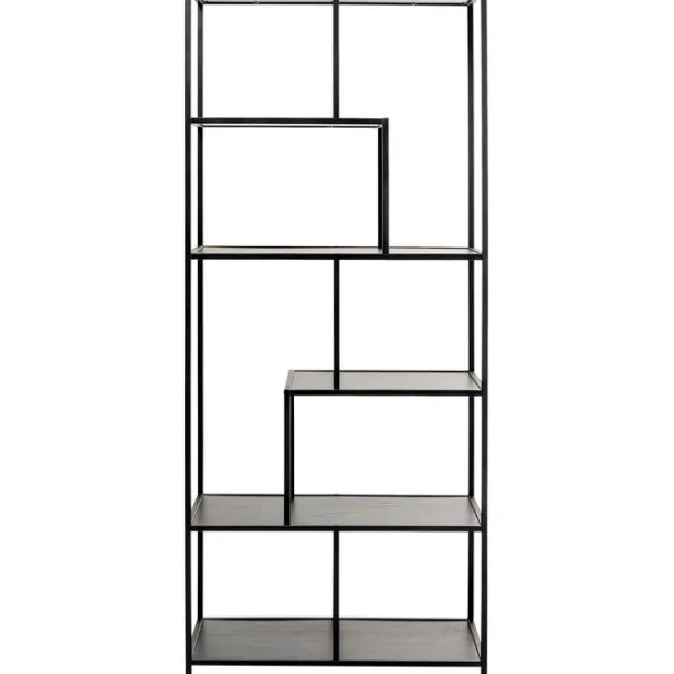 shelf_loftie_black_xcm_0-1.webp Clearance KARE Design Shelf Loftie Black 77x185cm