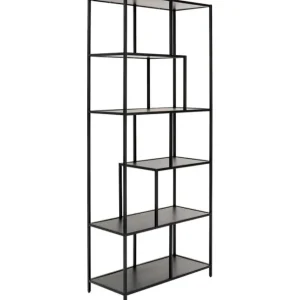 Clearance KARE Design Shelf Loftie Black 77x185cm