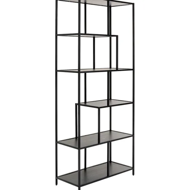 shelf_loftie_black_xcm_3-1.webp Clearance KARE Design Shelf Loftie Black 77x185cm