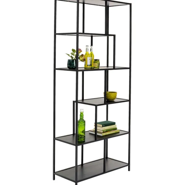 shelf_loftie_black_xcm_5-1.webp Clearance KARE Design Shelf Loftie Black 77x185cm