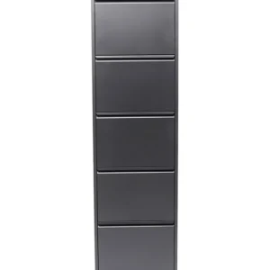 Outlet KARE Design Shoe Container Caruso 5 Anthrazit (MO)