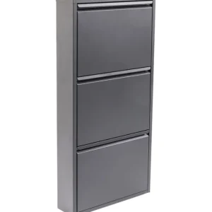 Outlet KARE Design Shoe Container Caruso 3 Anthracite (MO)