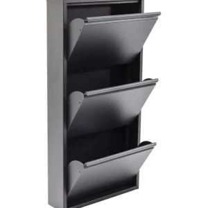 Online KARE Design Shoe Container Caruso 3 Anthracite