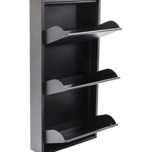Outlet KARE Design Shoe Container Caruso 3 Anthracite (MO)
