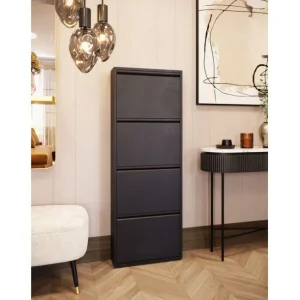 Online KARE Design Shoe Container Caruso 4 Black (MO)